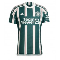 Camiseta Manchester United Bruno Fernandes #8 Segunda Equipación Replica 2023-24 mangas cortas